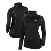 Anaheim Ducks Columbia Women's Omni-Wick Shotgun 2.0 Quarter-Zip Pullover Top - Black - NHL 200629430