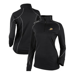 Anaheim Ducks Columbia Women's Omni-Wick Shotgun 2.0 Quarter-Zip Pullover Top - Black - NHL 200629430