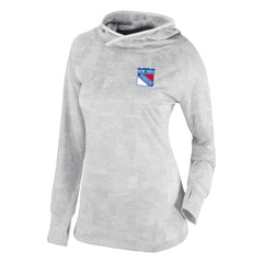 New York Rangers Columbia Women's Omni-Wick Sunday Ball Pullover Hoodie - White - NHL 200629432