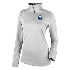 Buffalo Sabres Columbia Women's Omni-Wick Shotgun 2.0 Quarter-Zip Pullover Top - White - NHL 200629443
