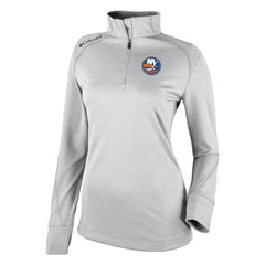 New York Islanders Columbia Women's Omni-Wick Shotgun 2.0 Quarter-Zip Pullover Top - White - NHL 200629455