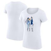 Kansas City Royals G-III 4Her by Carl Banks Women's Super-Slim Fit Lightweight Baseball Girls T-Shirt - White - MLB on Sale