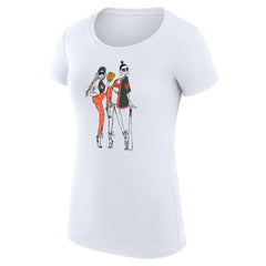 San Francisco Giants G-III 4Her by Carl Banks Women's Super-Slim Fit Lightweight Baseball Girls T-Shirt - White - MLB on Sale
