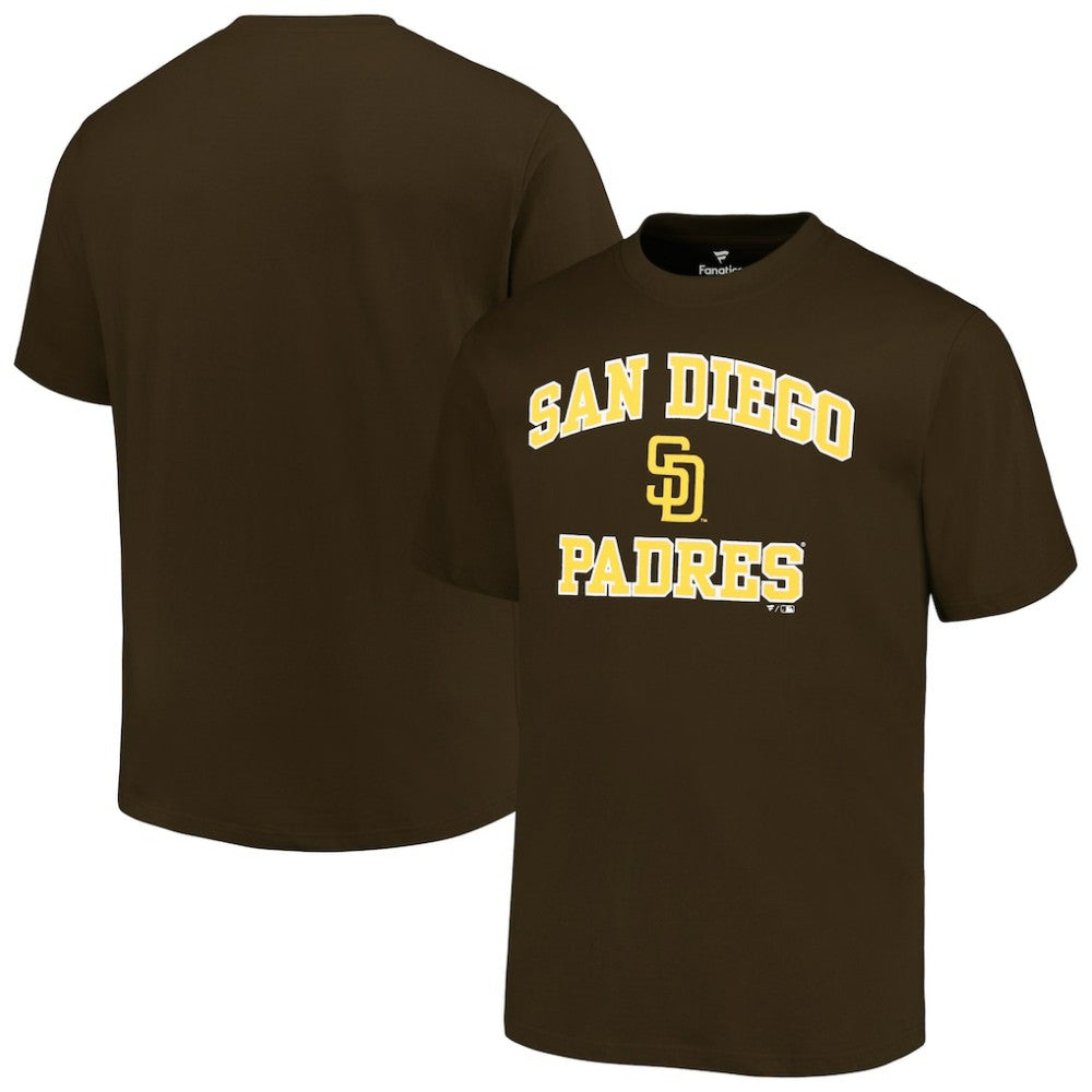 San Diego Padres Profile Big & Tall Heart & Soul T-Shirt - Brown - MLB Discount