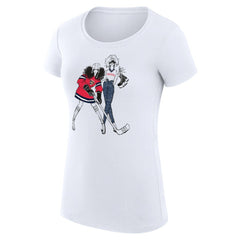 Florida Panthers G-III 4Her by Carl Banks Women's Super-Slim Fit Lightweight Hockey Girls T-Shirt - White - NHL 200632806