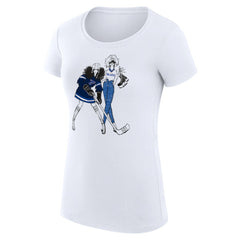 St. Louis Blues G-III 4Her by Carl Banks Women's Super-Slim Fit Lightweight Hockey Girls T-Shirt - White - NHL 200632830