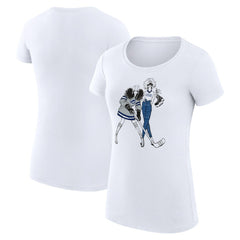 Tampa Bay Lightning G-III 4Her by Carl Banks Women's Super-Slim Fit Lightweight Hockey Girls T-Shirt - White - NHL 200632832