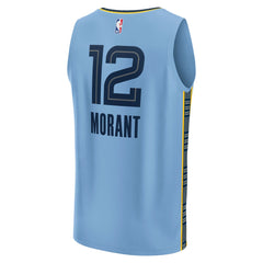 Ja Morant Memphis Grizzlies Youth Fast Break Replica Player Jersey Statement Edition Light Blue | Fanatics Near Me