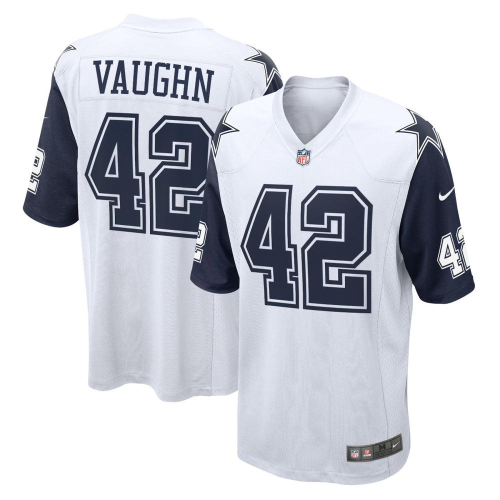 Nike Deuce Vaughn Dallas Cowboys Alternate Game Team Jersey White