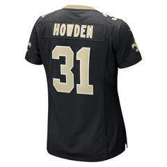 Nike Jordan Howden New Orleans Saints Women's Team Game Jersey Black