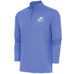 Tampa Bay Lightning Antigua Hunk Quarter-Zip Pullover Top - Heather Royal - NHL 200640761