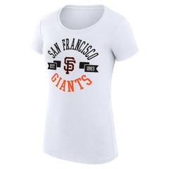 San Francisco Giants G-III 4Her by Carl Banks Women's Super-Slim Fit Lightweight City Graphic T-Shirt - White - MLB Online