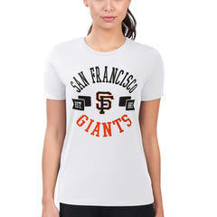 San Francisco Giants G-III 4Her by Carl Banks Women's Super-Slim Fit Lightweight City Graphic T-Shirt - White - MLB Online