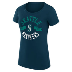 Seattle Mariners G-III 4Her by Carl Banks Women's Super-Slim Fit Lightweight City Graphic T-Shirt - Navy - MLB Online