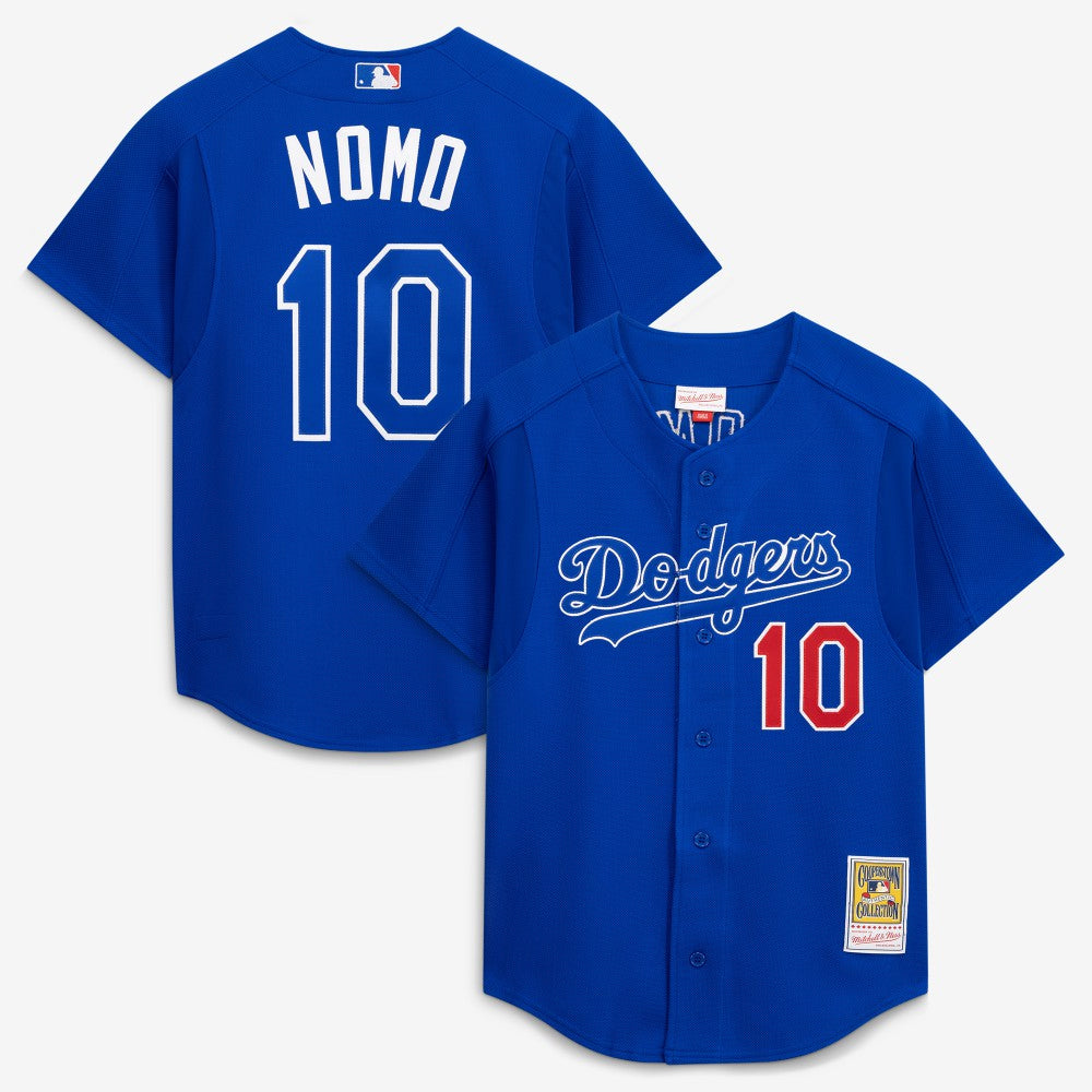 Hideo Nomo Los Angeles Dodgers Mitchell & Ness Cooperstown Collection 2004 Batting Practice Jersey - Royal - Mitchell & Ness Sale