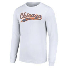 Chicago Bears Starter Tailsweep Long Sleeve T-Shirt White