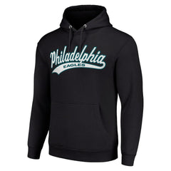 Philadelphia Eagles Starter Unisex Tailsweep Pullover Hoodie Black