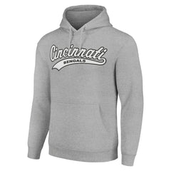 Cincinnati Bengals Starter Unisex Tailsweep Pullover Hoodie Heather Gray