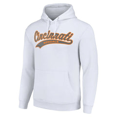 Cincinnati Bengals Starter Unisex Tailsweep Pullover Hoodie White