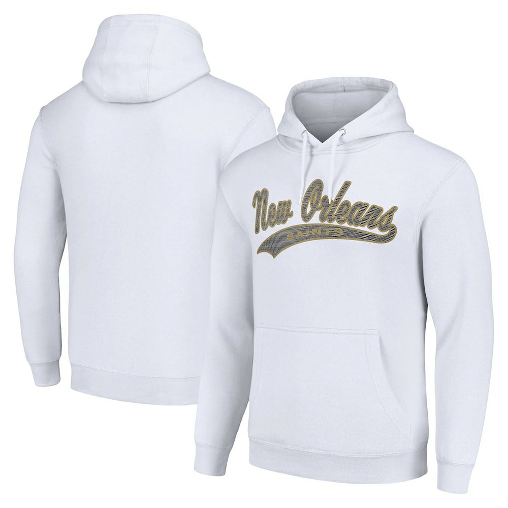 New Orleans Saints Starter Unisex Tailsweep Pullover Hoodie White