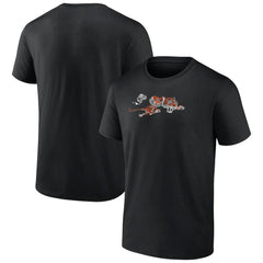 Cincinnati Bengals Throwback T-Shirt Black