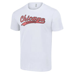 Chicago Blackhawks Starter Tailsweep T-Shirt - White - NHL 200652614