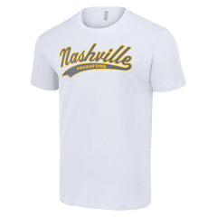 Nashville Predators Starter Tailsweep T-Shirt - White - NHL 200652624