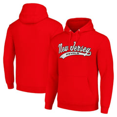 New Jersey Devils Starter Tailsweep Fleece Tri-Blend Pullover Hoodie - Red - NHL 200652744