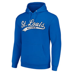 St. Louis Blues Starter Tailsweep Fleece Tri-Blend Pullover Hoodie - Blue - NHL 200652752