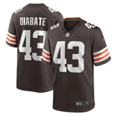 Nike Mohamoud Diabate Cleveland Browns Team Game Jersey Brown