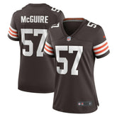 Nike Isaiah McGuire Cleveland Browns Women's Team Game Jersey Brown