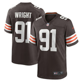 Nike Alex Wright Cleveland Browns Team Game Jersey Brown