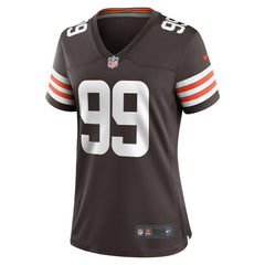 Nike Za'Darius Smith Cleveland Browns Women's Team Game Jersey Brown