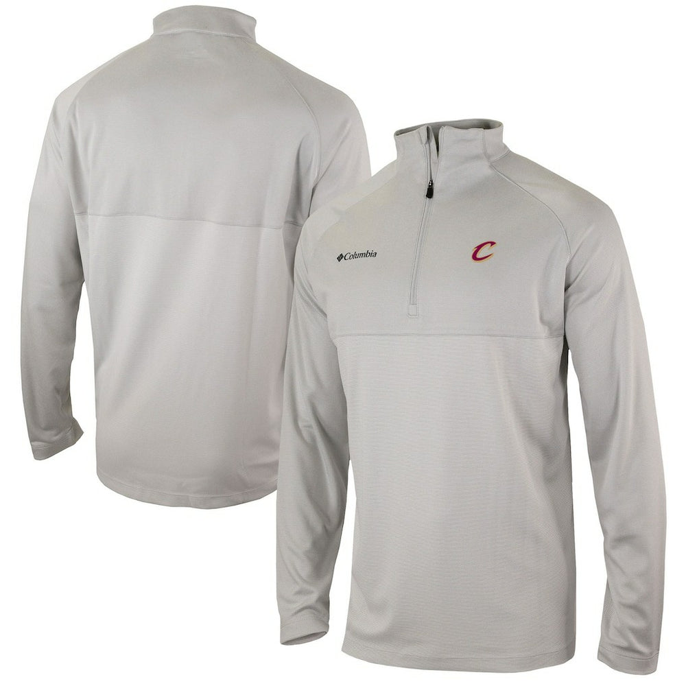 Cleveland Cavaliers Omni-Wick Rockin' It Quarter-Zip Pullover Top for sale Heather Gray | Columbia Near Me
