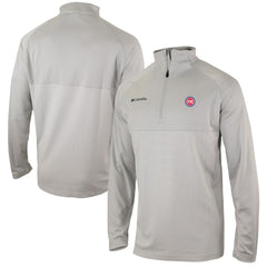 Detroit Pistons Omni-Wick Rockin' It Quarter-Zip Pullover Top for sale Heather Gray | Columbia online