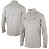 Houston Rockets Omni-Wick Rockin' It Quarter-Zip Pullover Top for sale Heather Gray | Columbia Lifestyle