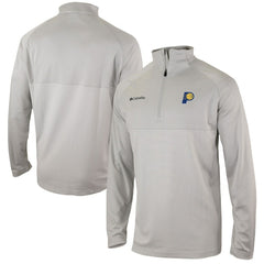 Indiana Pacers Omni-Wick Rockin' It Quarter-Zip Pullover Top Heather Gray | Columbia discount