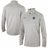 Minnesota Timberwolves Omni-Wick Rockin' It Quarter-Zip Pullover Top Heather Gray | Columbia US