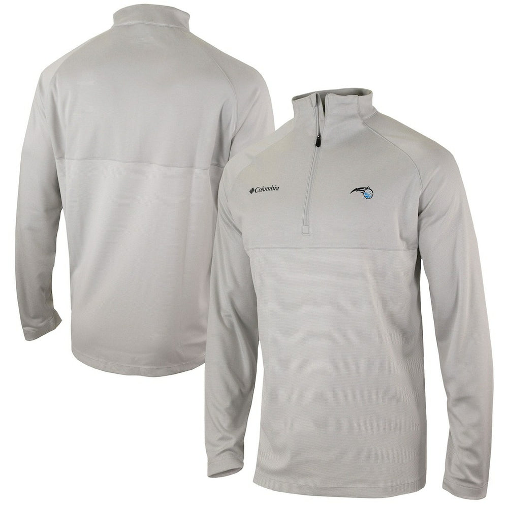 Orlando Magic Omni-Wick Rockin' It Quarter-Zip Pullover Top Heather Gray | Columbia