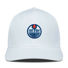 Edmonton Oilers Levelwear Rise Flex Hat - White - NHL 200656707