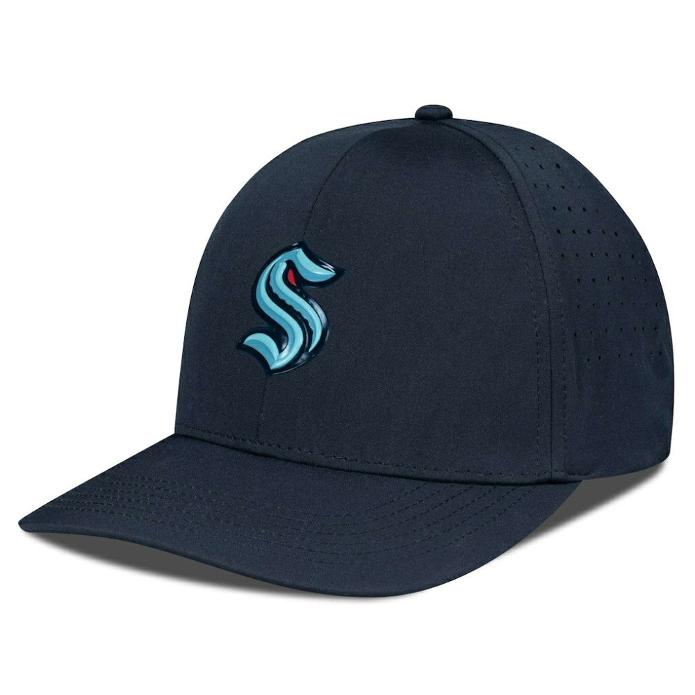 Seattle Kraken Levelwear Zeta Flex Hat - Black - NHL 200656765