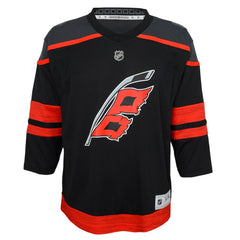 Carolina Hurricanes Youth Home Replica Custom Jersey - Black - NHL 200663287