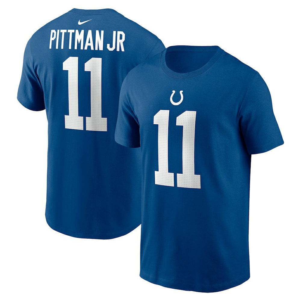 Nike Michael Pittman Jr. Indianapolis Colts Player Name & Number T-Shirt Royal