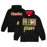Atlanta Hawks Hardwood Classics OG 2.0 Pullover Hoodie Black | Mitchell & Ness
