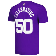 Utah Jazz Unisex 50th Anniversary T-Shirt Purple | Nike Lifestyle