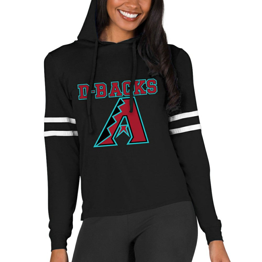 Arizona Diamondbacks Concepts Sport Women's Marathon Lightweight Lounge Pullover Hoodie - Black - MLB on Sale