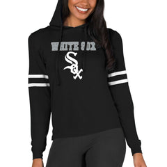 Chicago White Sox Concepts Sport Women's Marathon Lightweight Lounge Pullover Hoodie - Black - MLB Sale