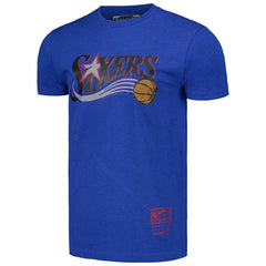Philadelphia 76ers Unisex Hardwood Classics MVP Throwback Logo T-Shirt Royal | Mitchell & Ness Near Me