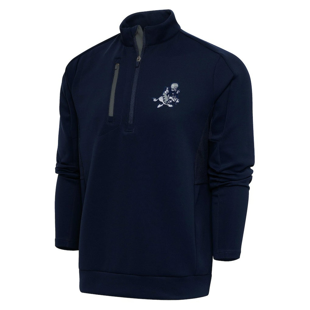 Dallas Cowboys Adult Throwback Logo Generation Quarter-Zip Pullover Top Navy