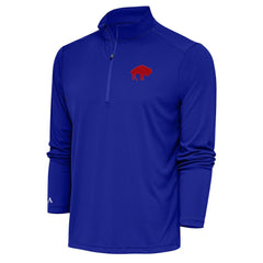 Buffalo Bills Adult Throwback Logo Tribute Quarter-Zip Pullover Royal